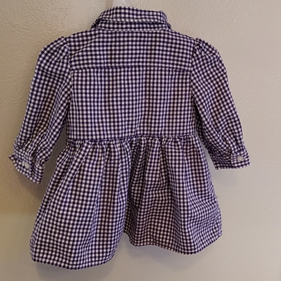 Purple checkered dress - Picture 2 of 4